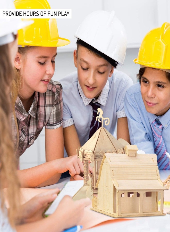 بازلد مجموعة بناء حظيرة خشبية ثلاثية الأبعاد من Puzzled Farm Barn للأطفال والكبار - مجموعة مزرعة ثلاثية الأبعاد، مجموعة بناء للأطفال، ألعاب نجارة تعليمية ممتعة يمكنك صنعها بنفسك لتلوين وبناء حظيرة خشبية - مجموعة لعب مزرعة - 21 قطعة - Image 4